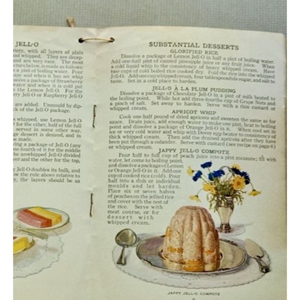 ANTIQUE 1912-1924 LOT of "JELL-O" Advertising RecipeBooklets By Maxfield Parrish - Picture 6 of 9
